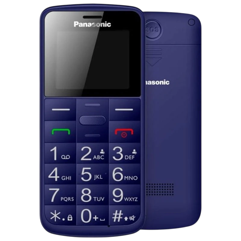 Panasonic KX-TU110EXB 1.77' 2G 1000 mAh Función SOS Marcación Rápida Azul