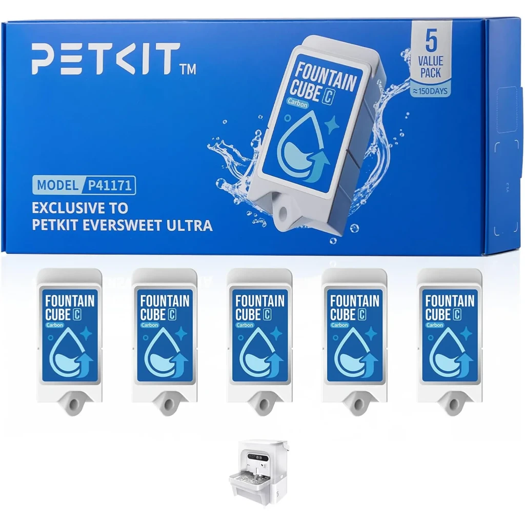 Filtro de repuesto PETKIT Fountain Cube C Pack 5 unidades