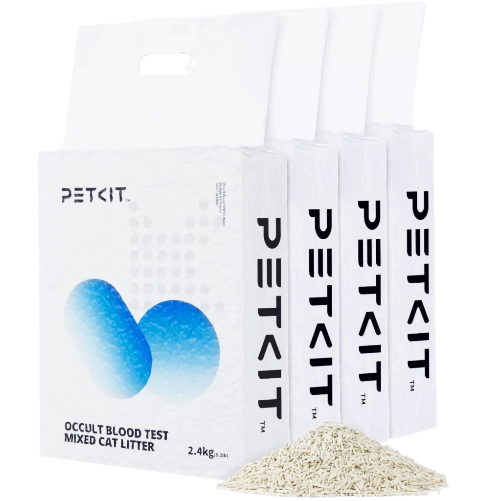 PETKIT PKCL08 Arena para Gatos con Partículas para la detección de Sangre Oculta (Pack x4)