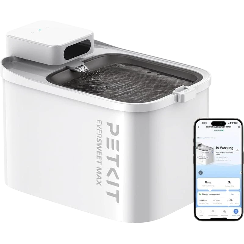 PETKIT Eversweet MAX (UVC）3L Fuente para Gatos Sin Cable