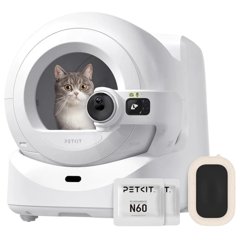 PETKIT Purobot Ultra Arenero Autolimpiable 70 L con App y Cámara IA 10 kg