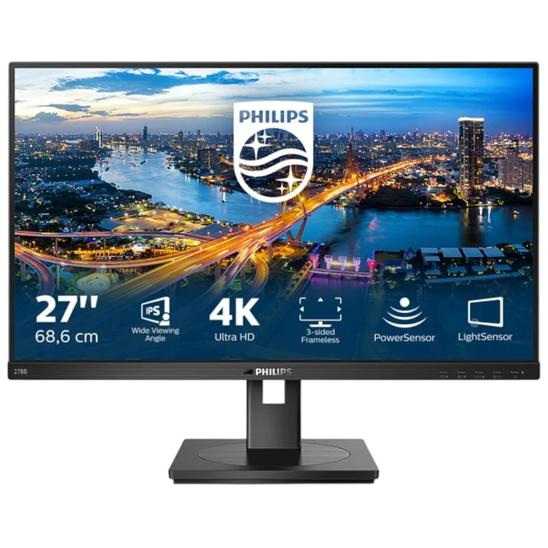 Philips B Line 278B1/00 27 4K Ultra HD IPS Negro Monitor PC