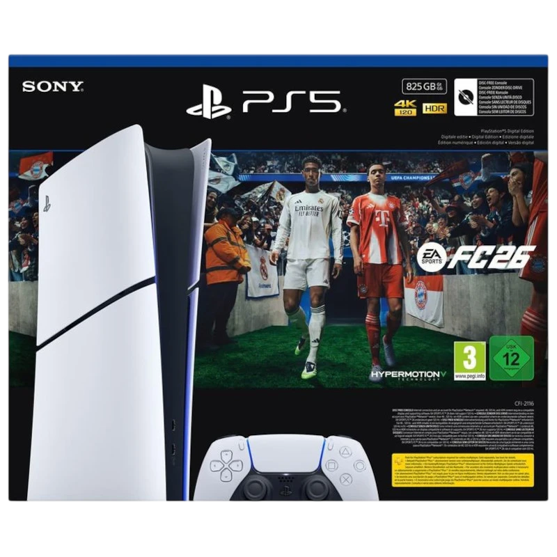 PlayStation 5 825GB Digital Edition Blanco + EA FC 26