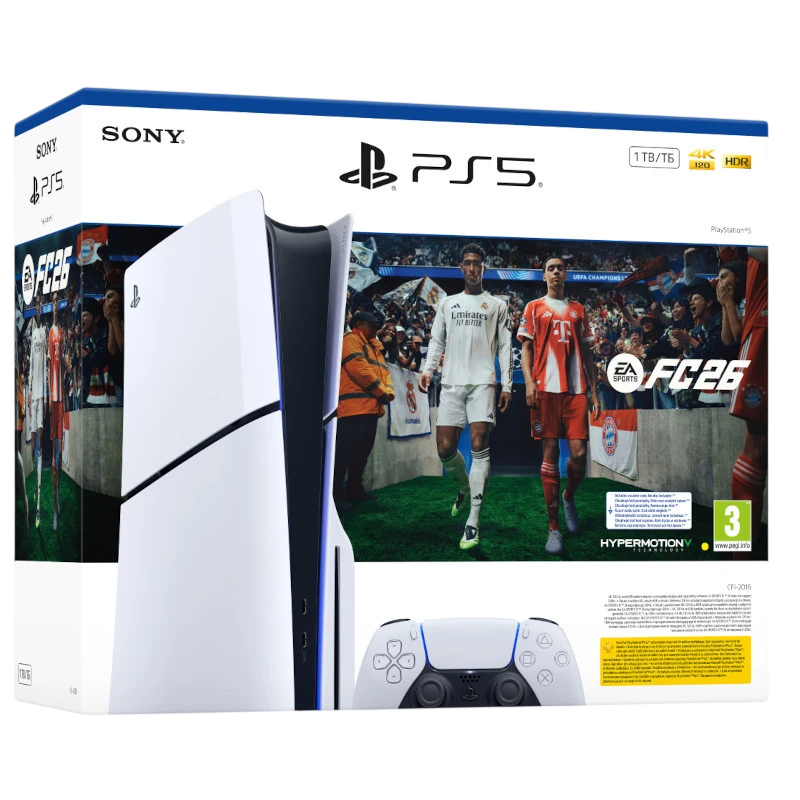PlayStation 5 1TB Lector Blanco + EA FC 26