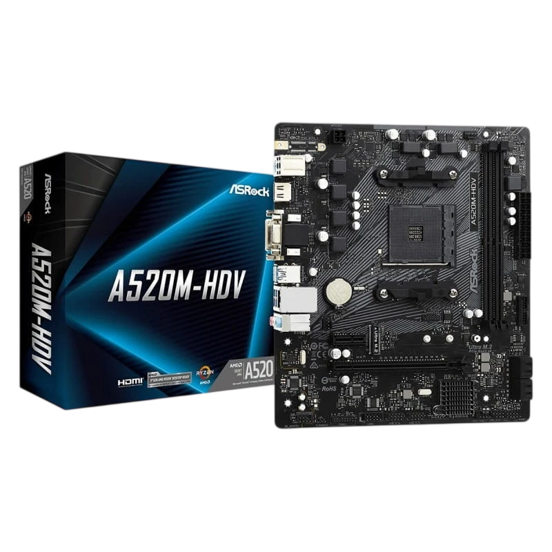 Asrock A520M-HDV micro ATX