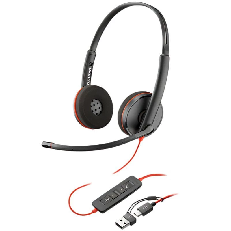 Poly Blackwire 3220 USB tipo A Auriculares PC