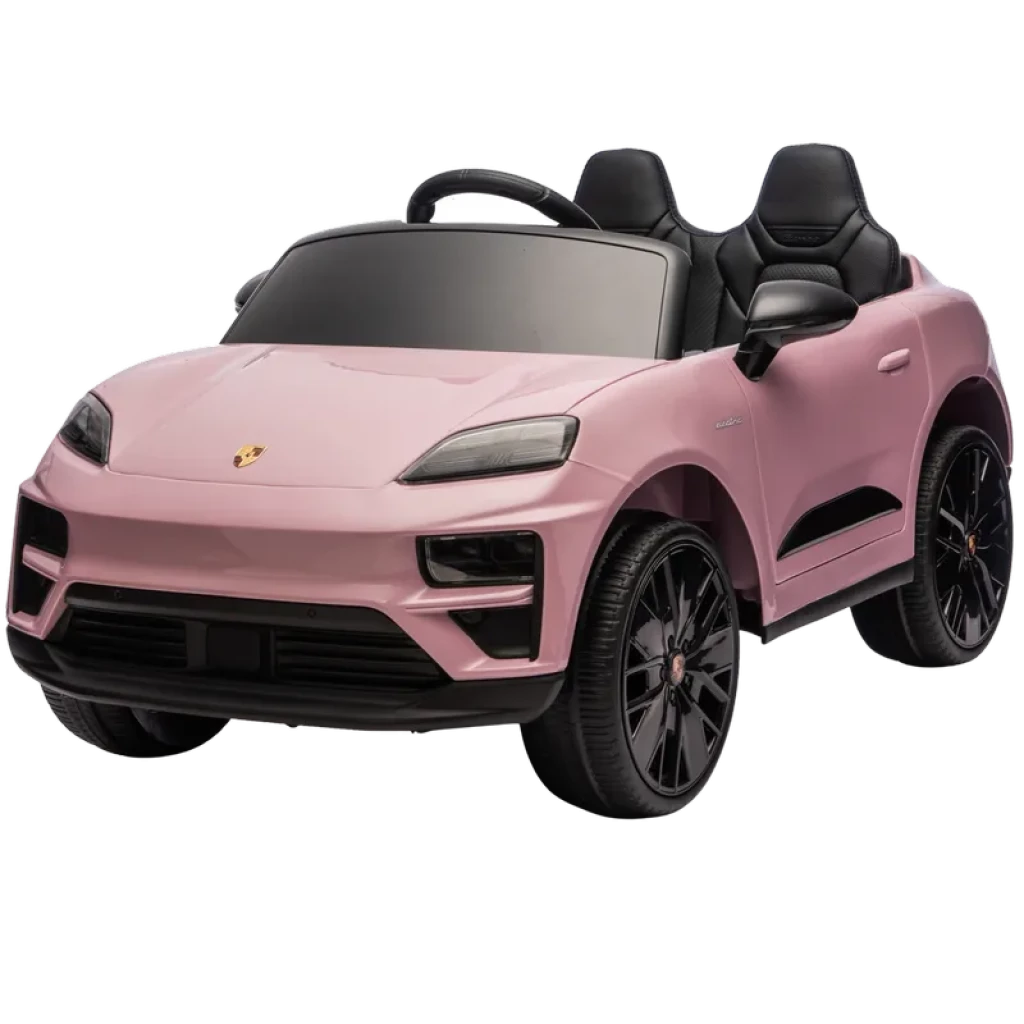 Porsche Macan Coche Eléctrico Infantil 12V Mando RC 2.4G Rosa