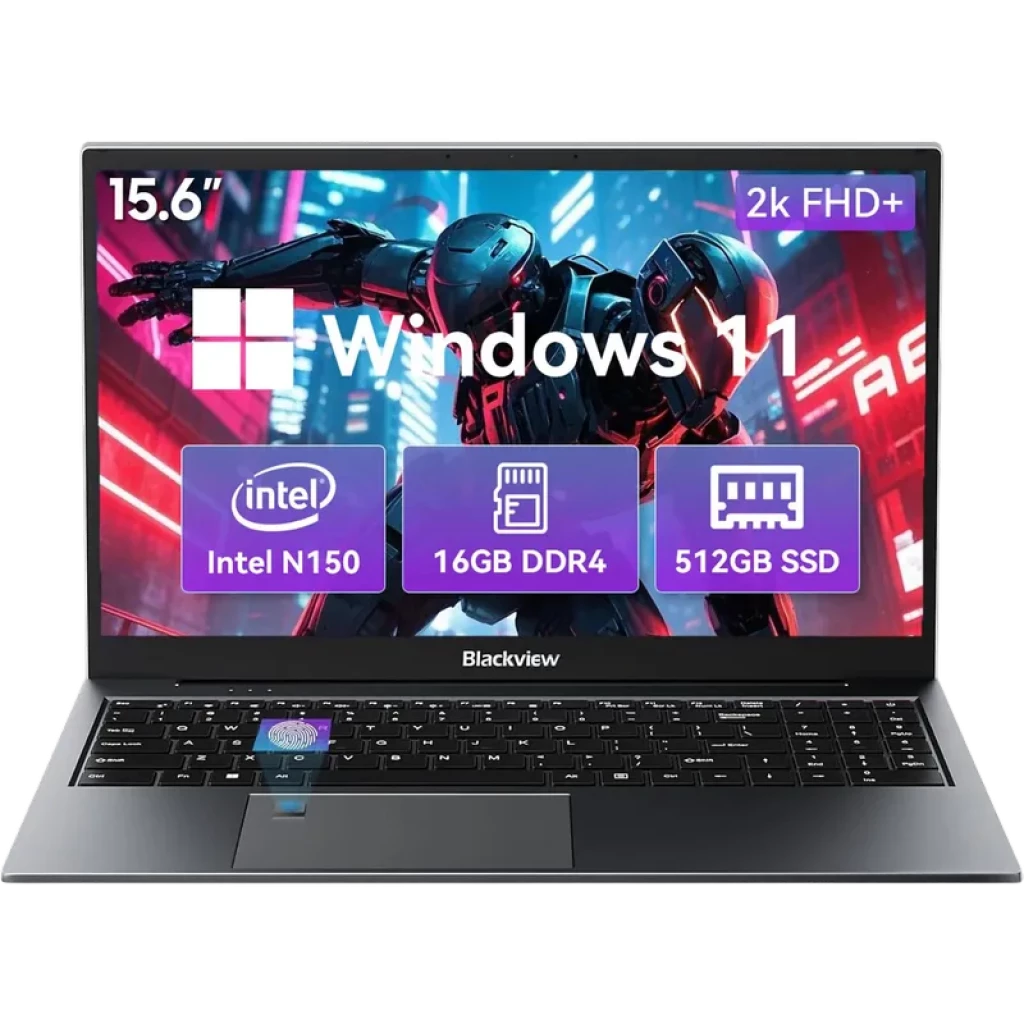 BLACKVIEW AceBook 8 15,6 ' Full-HD Intel Twin Lake N150 16 GB RAM 512 GB SSD UHD Graphics Windows 11 Home Ordenador Portátil