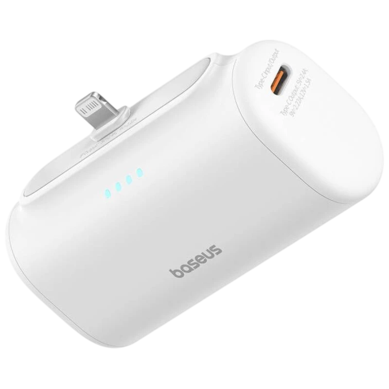 Powerbank OS-Baseus Compact IP 5000mAh 20W Lightning Blanco