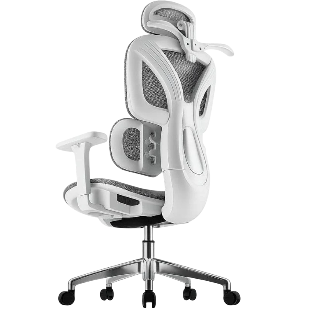 Powerbasic Silla de Oficina Ergonómica Beja Gris