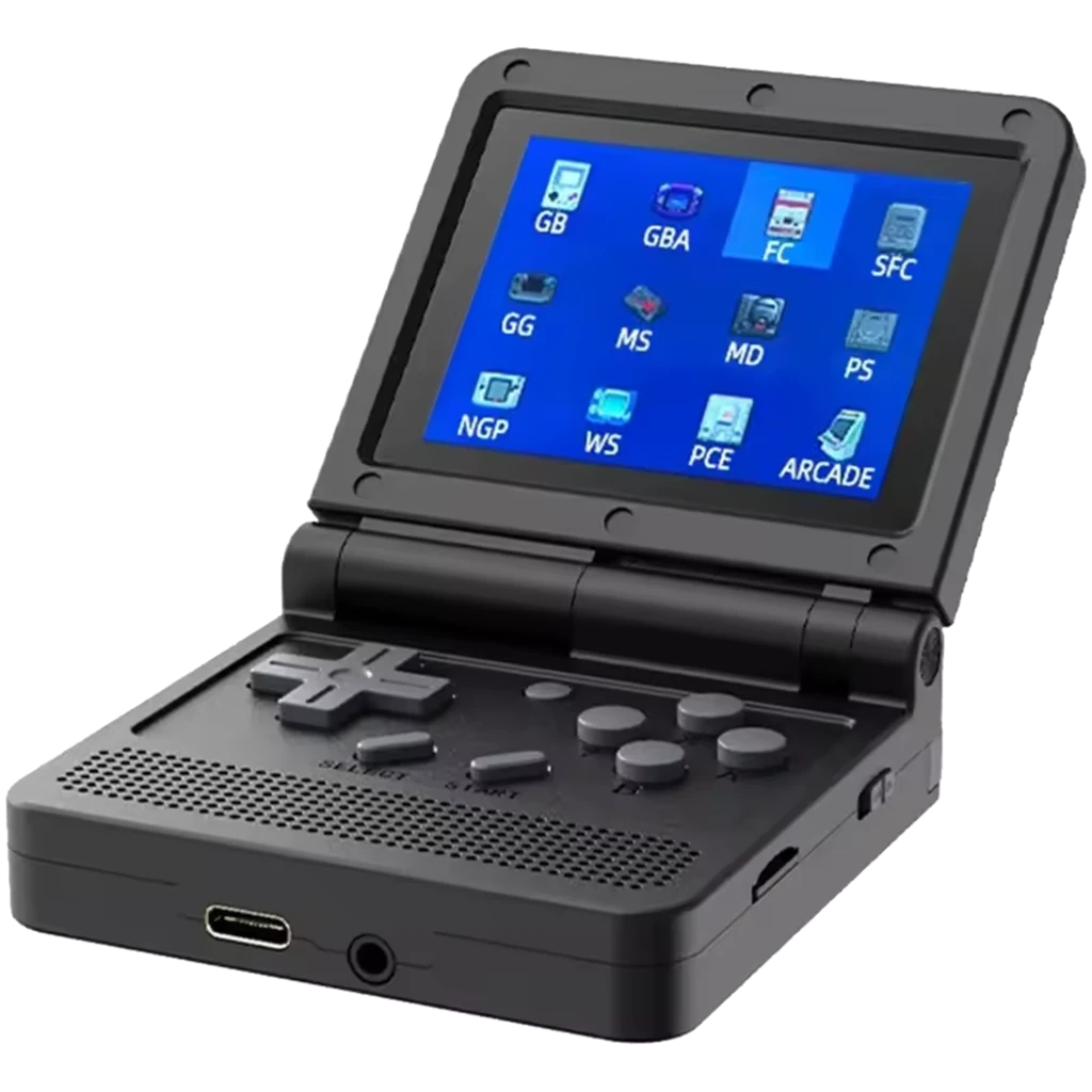 Powkiddy V90 Consola Portátil Retro Negro