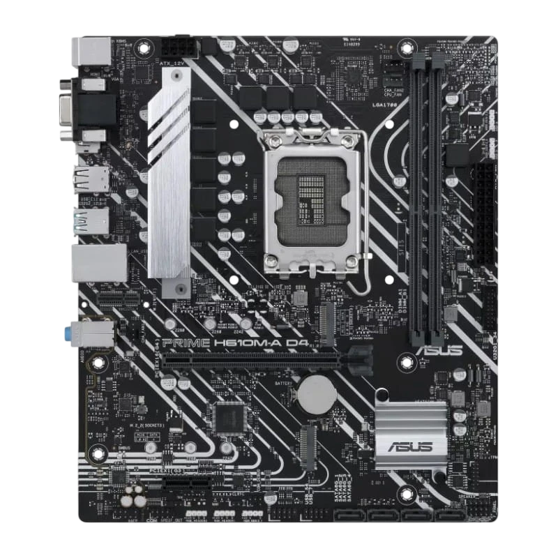 ASUS PRIME H610M-A D4-CSM LGA 1700 micro ATX Gigabit Ethernet
