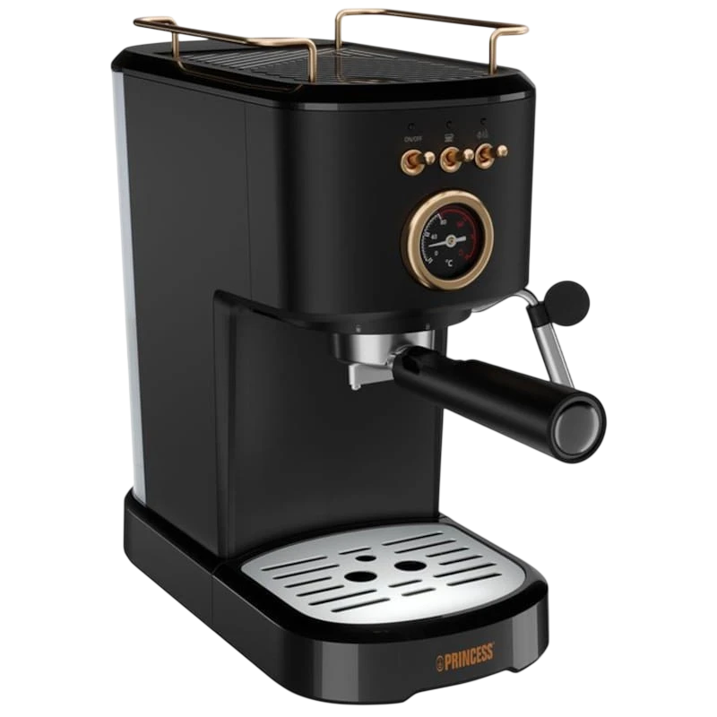 Princess 249417 1.2 Litros Negro Cafetera semi-automática espresso