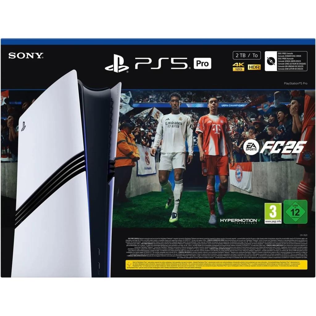 Playstation 5 2TB Pro Digital Blanco + EA FC 26 Consola