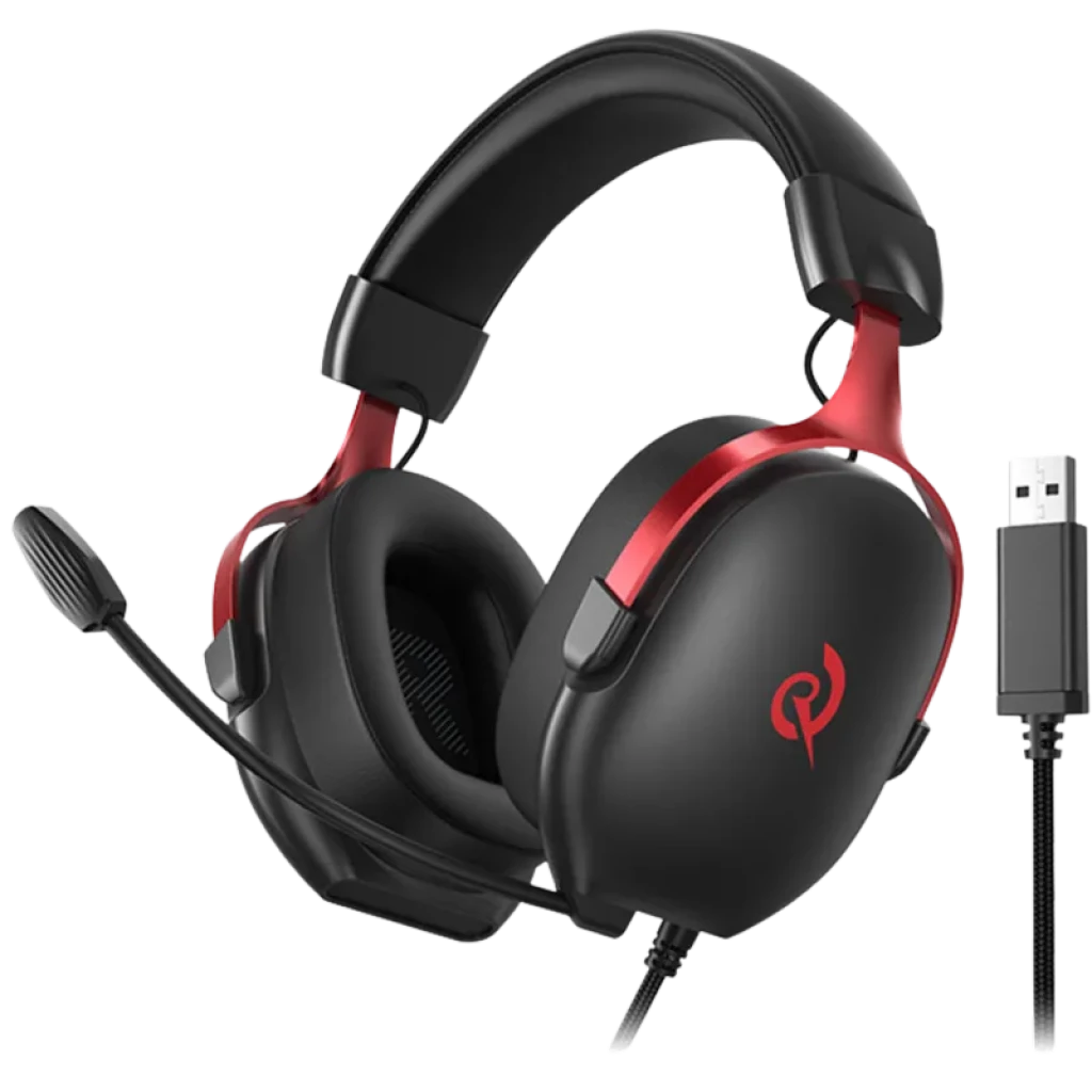 QCY Heroad VN200 USB-A Sonido espacial 7.1 Controladores dinámicos de 40 mm Auriculares Gaming
