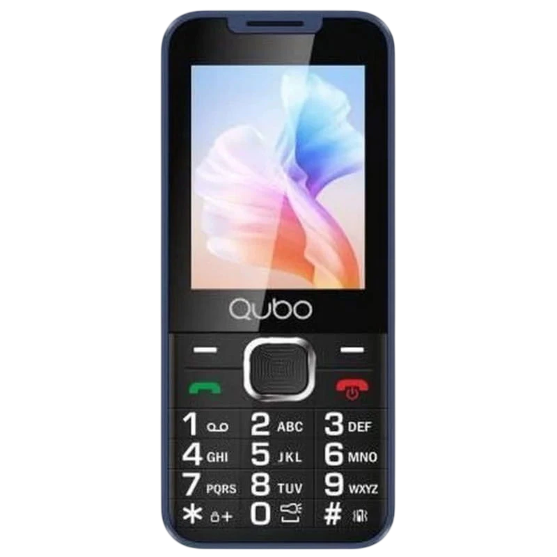 Qubo X-240BK 2.4' 2G Dual SIM Botones Grandes Azul