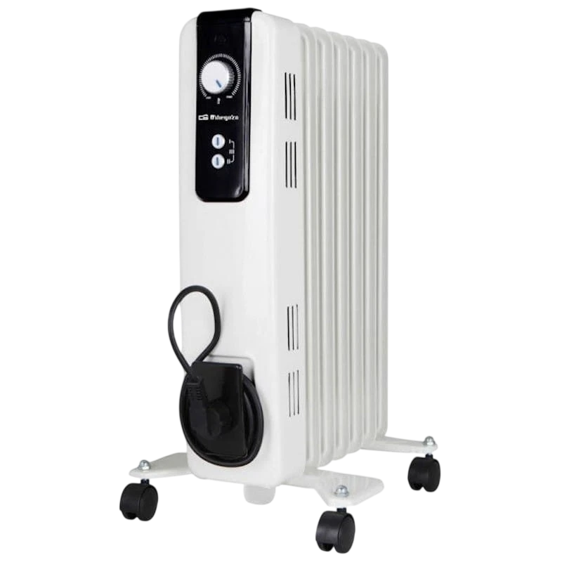Radiador de aceite eléctrico Orbegozo RH 1500 1500W Blanco