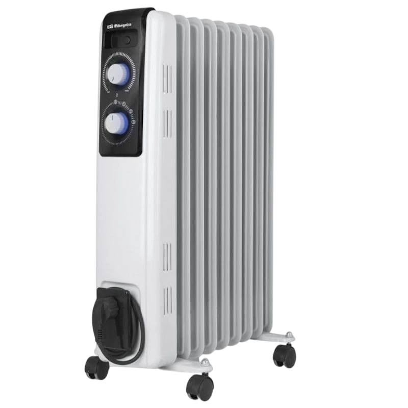Radiador de aceite eléctrico Orbegozo RF 2000 2000W Blanco