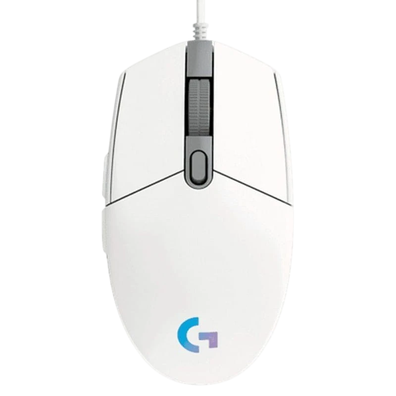 Ratón Gaming Logitech G102 Lightsync Blanco 8000DPI