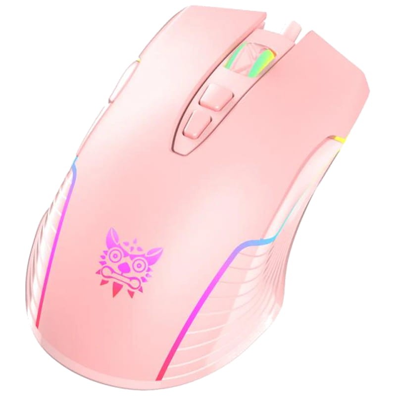 Ratón Gaming Onikuma CW905 Rosa 6400 DPI