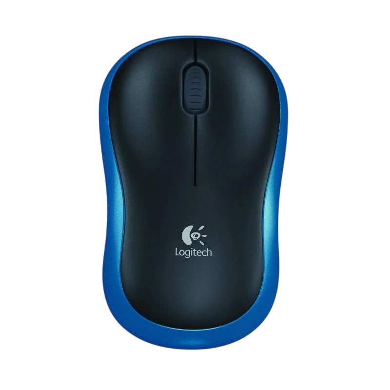 Logitech M185 Azul Ratón Inalámbrico 1000 DPI