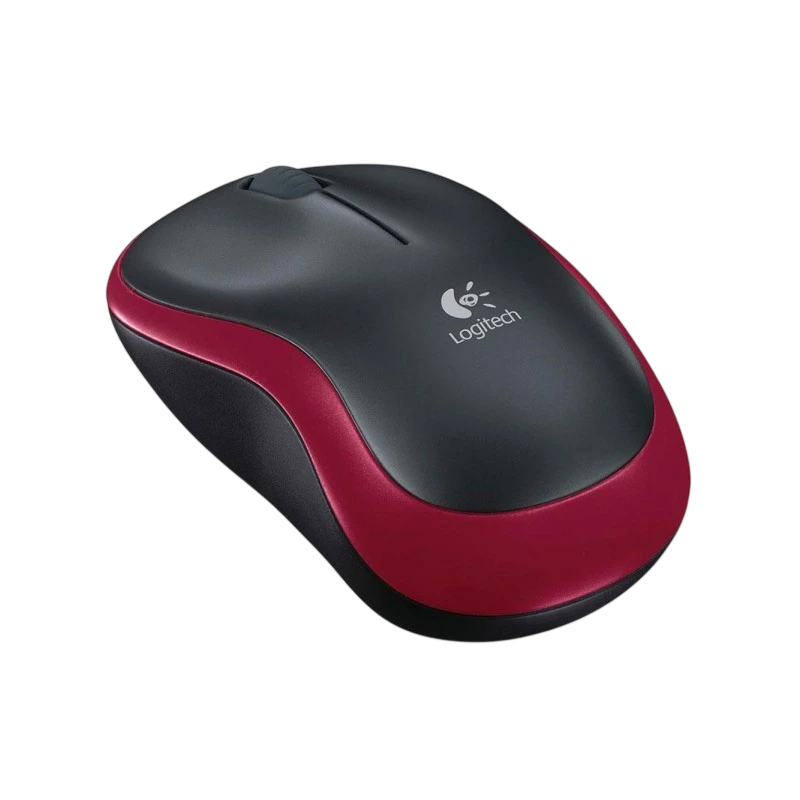 Ratón Inalámbrico Logitech M185 Granate 1000 DPI