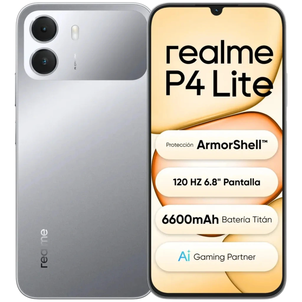 Realme P4 Lite 4G 64 GB Gris 4 GB 6300 mAh