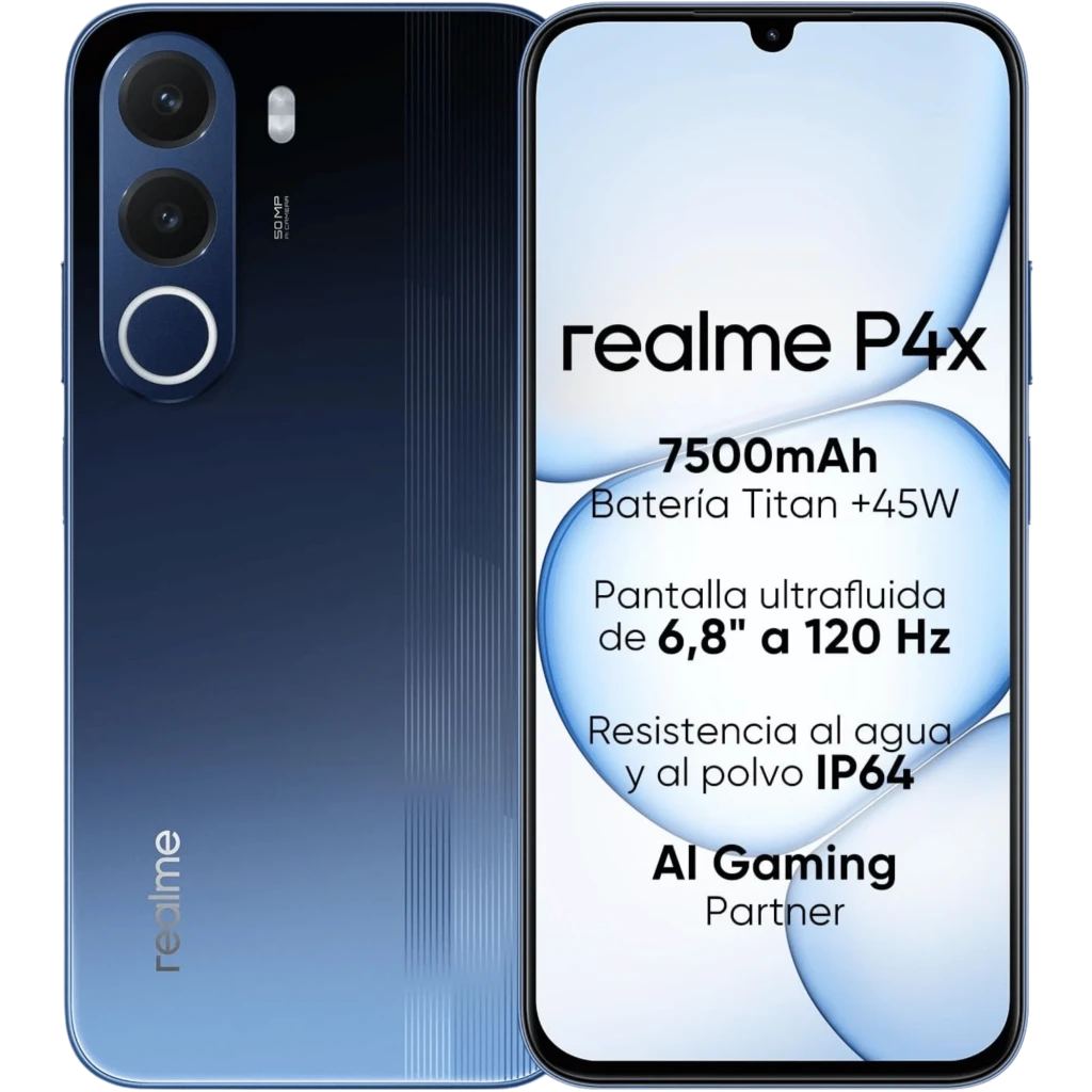 Realme P4X Phantom Navy 128GB 6,5' HD+ 4GB RAM