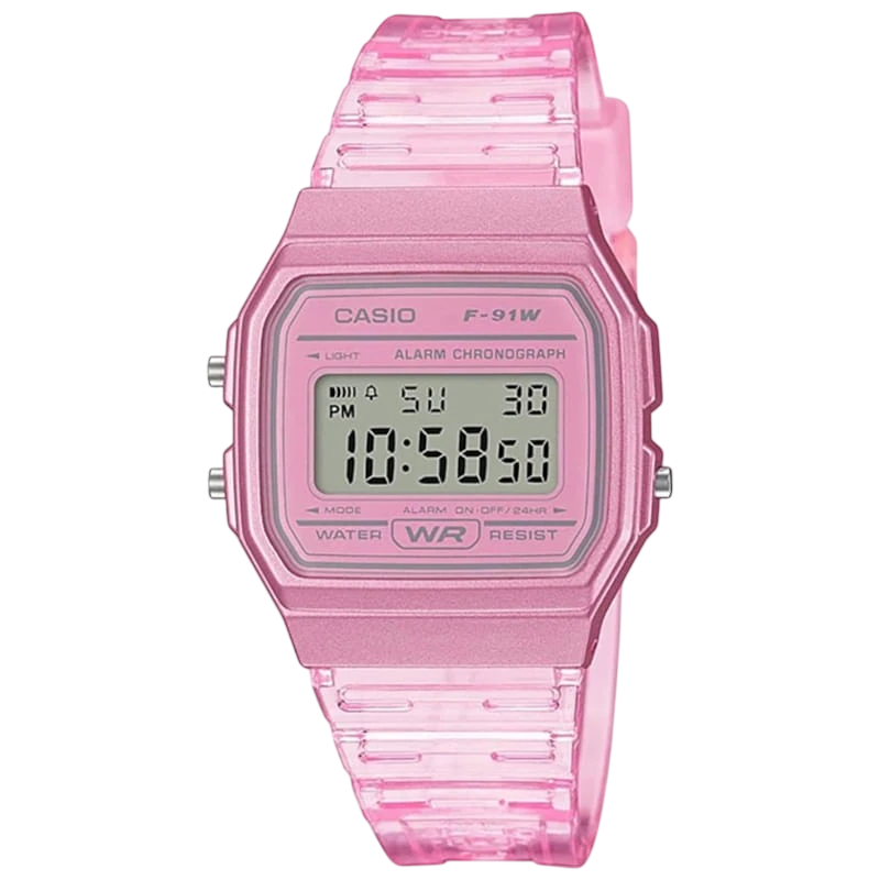 Casio F-91WS-4EF Collection Women Reloj Digital Rosa