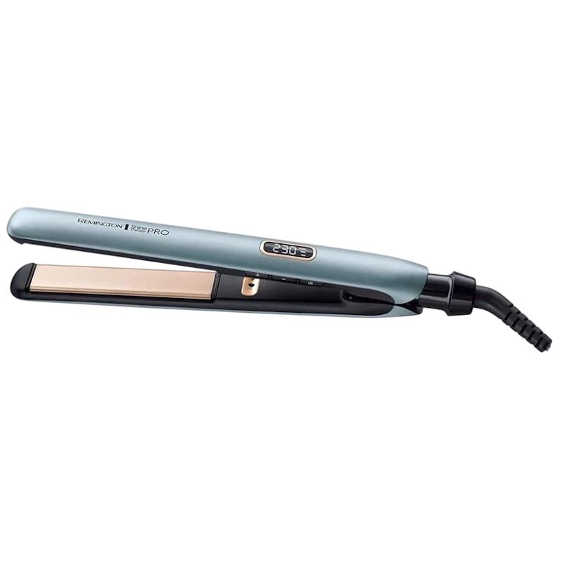 Remington Shine Therapy Pro Plancha de pelo Negro/Azul