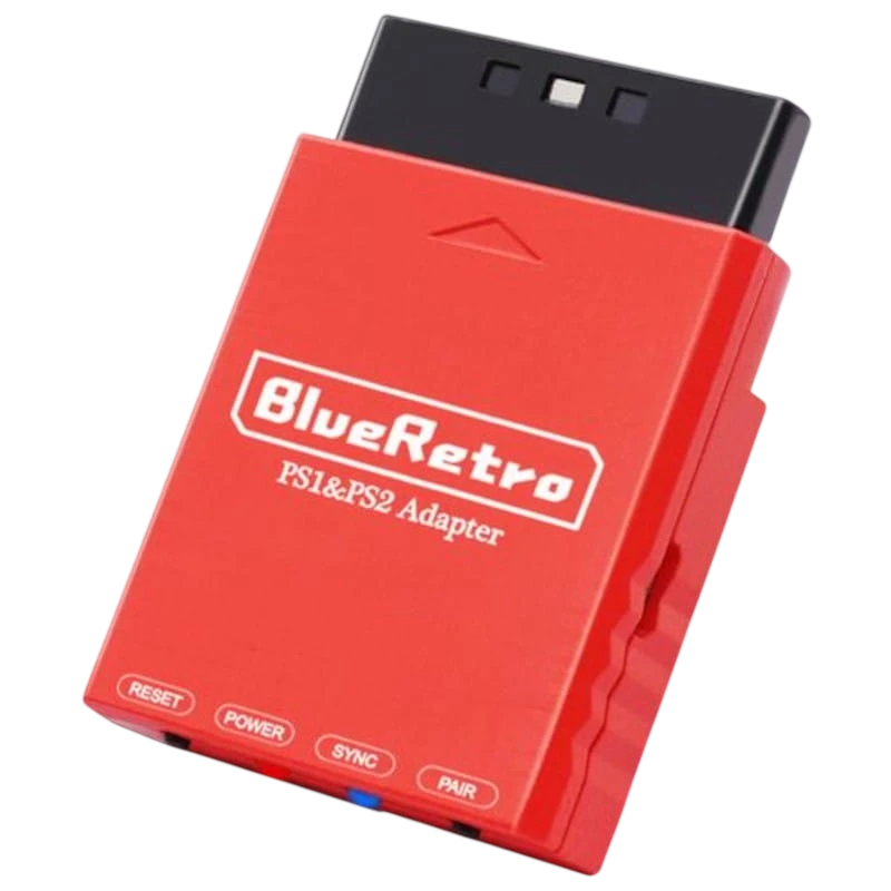 RetroScaler BlueRetro PS1 PS2 PS3 PS4 PS5 Nintendo Switch Rojo