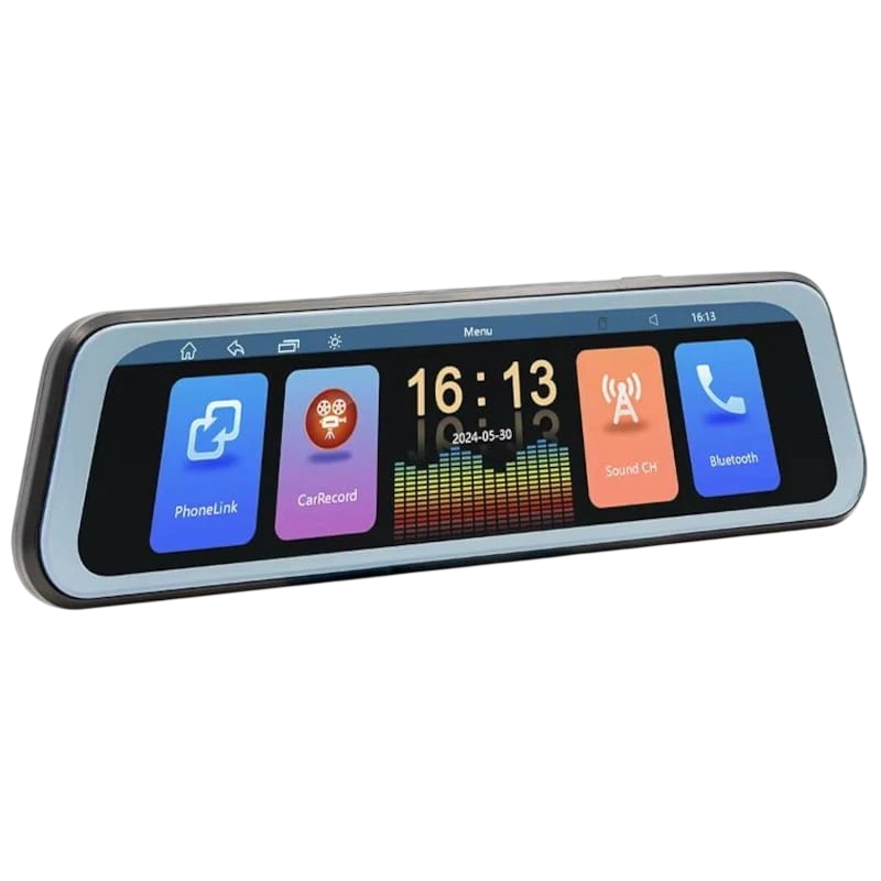 Retrovisor SWM B5319R 9.36 pulgadas Carplay/Android Auto Inalámbrico Negro