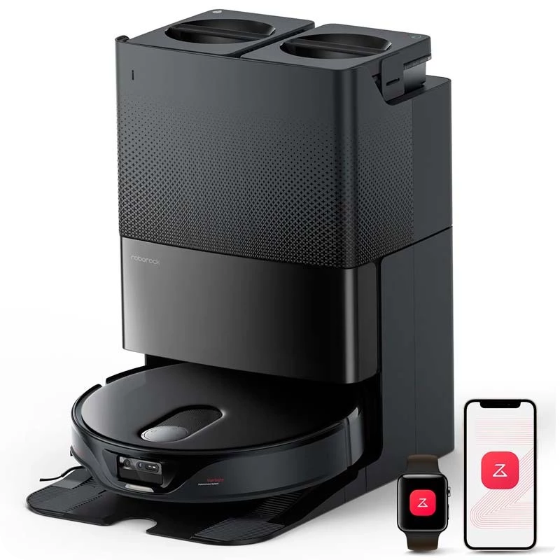 Roborock Qrevo Slim Negro con Base de autolimpieza Aspirador Robot