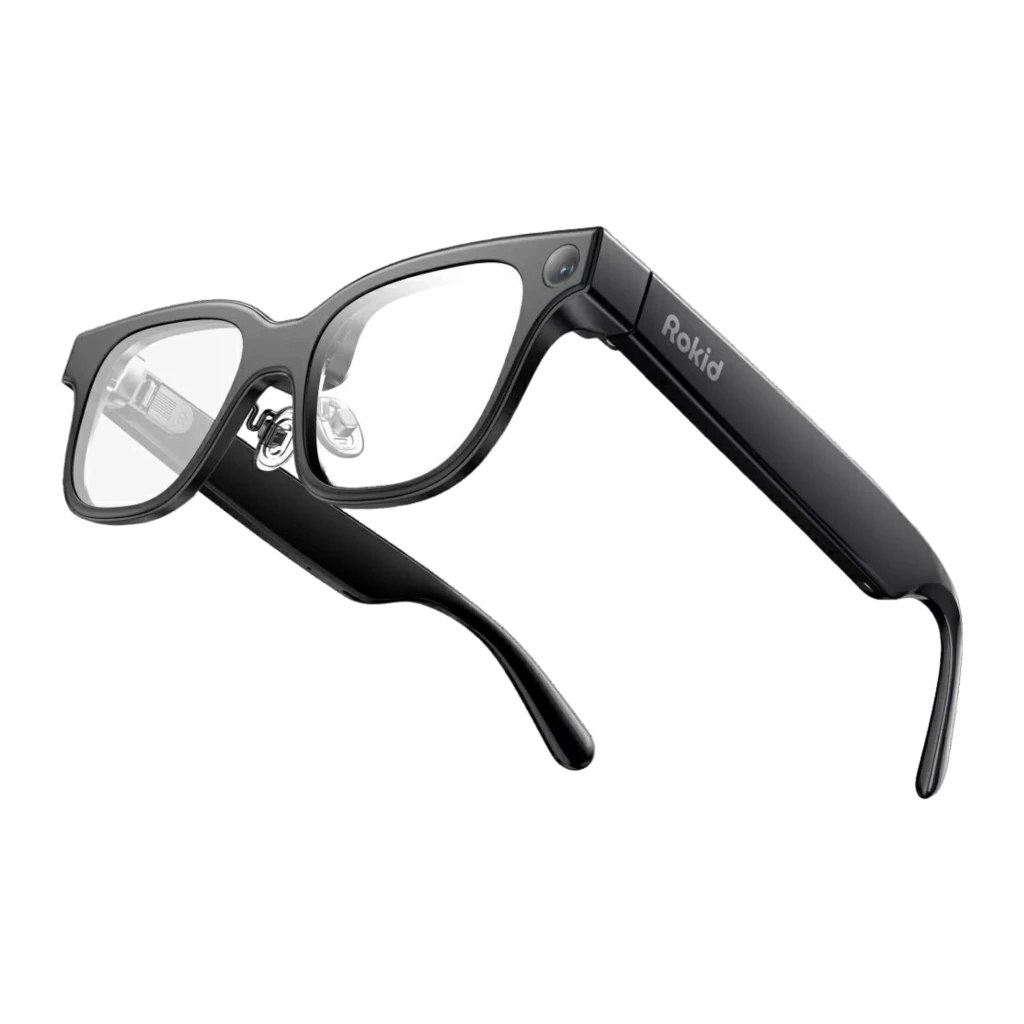 Rokid AI Glasses Negro 12MP Altavoces + 4 micrófonos Gafas realidad aumentada