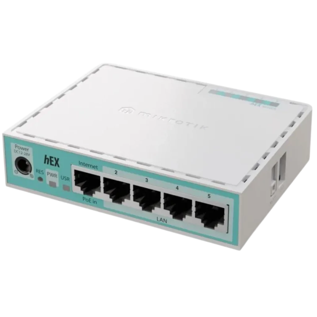 MikroTik E50UG hEX 1000Mb/s Router Gigabit Ethernet 5 puertos 