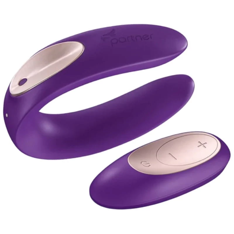 Satisfyer Partner Plus Remote Violeta Vibrador Doble Estimulación