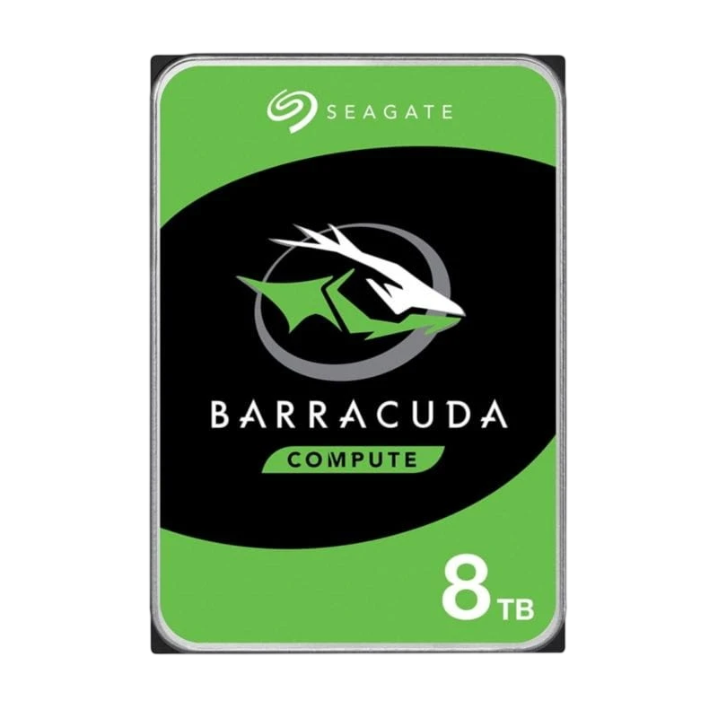 Seagate BarraCuda Compute 8 TB SATA 5400 RPM Verde / Negro