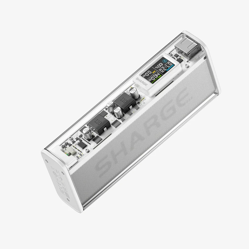 Power Bank Shargeek 140 20000mAh 140W USB-C y USB-A PD3.0 / QC3.0 Plata