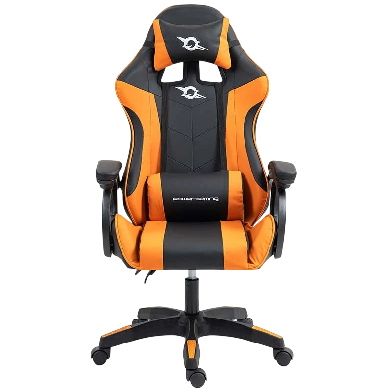 PowerGaming Silla Negro+Naranja