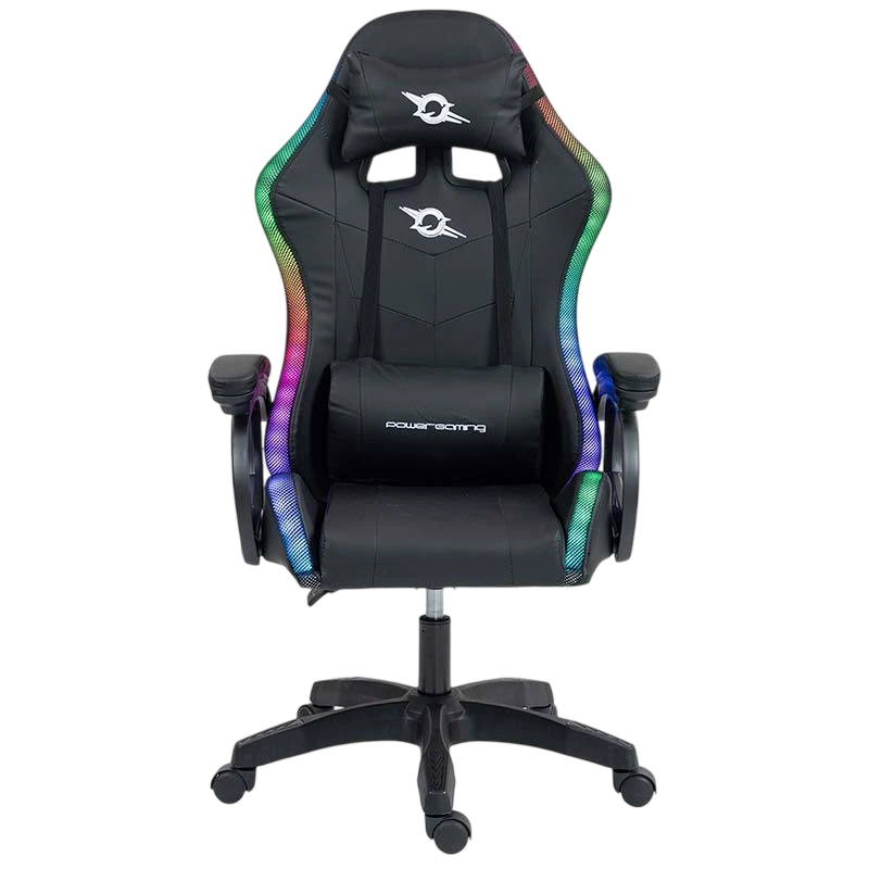 PowerGaming LED RGB Silla Negro