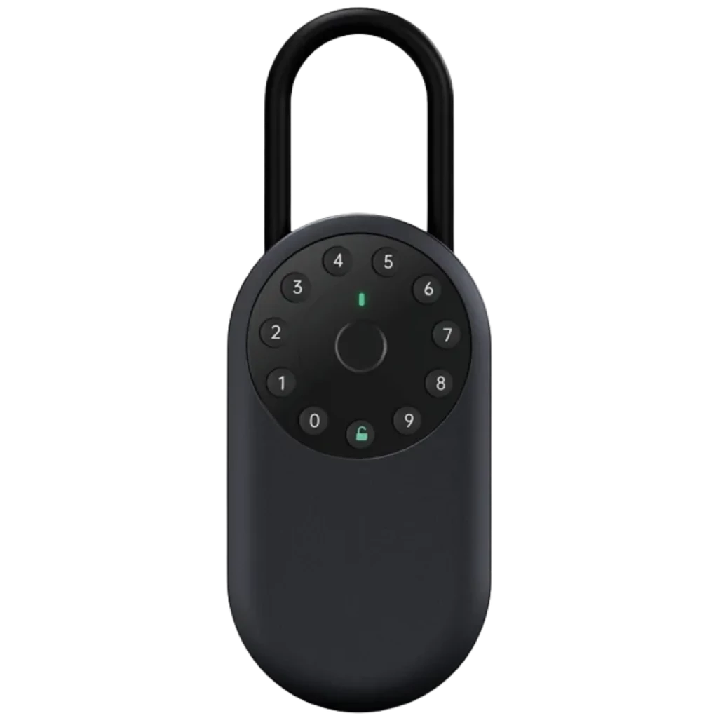 Lockin YEEUU K441 Caja fuerte inteligente con lector de huellas dactilares y soporte para código de acceso