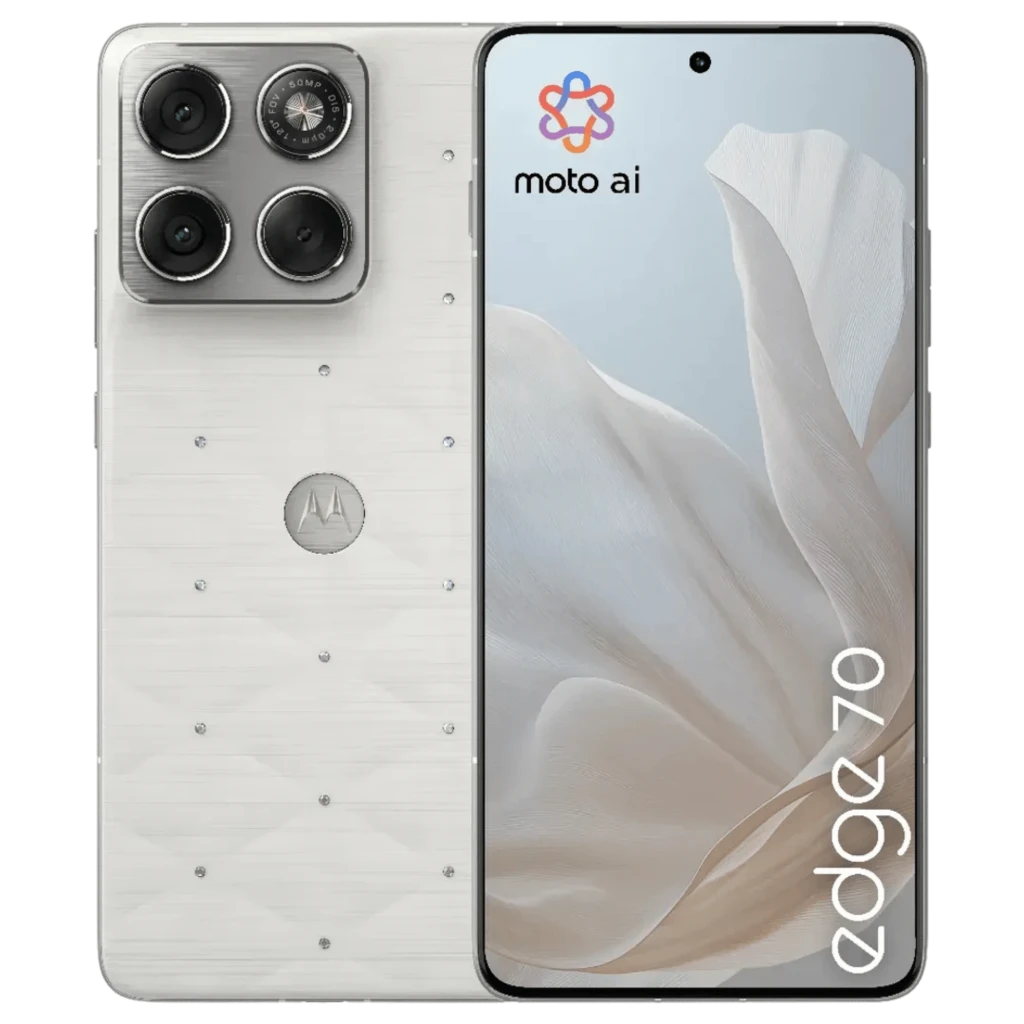 Motorola Edge 70 5G 12GB/512GB PANTONE Cloud Dancer Crystals by Swarovski