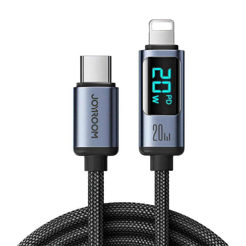 Cable Joyroom Tipo-C a Lightning con Pantalla LED