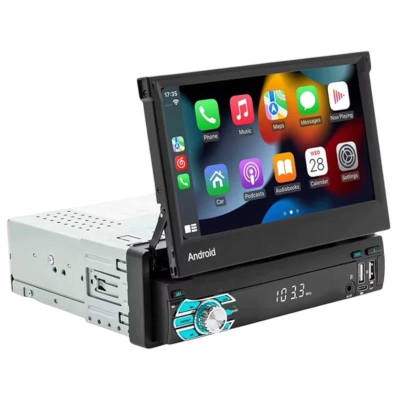 Autoradio 1 DIN SWM 9710-J LED 7 pulgadas 2GB/64GB GPS Carplay Negro