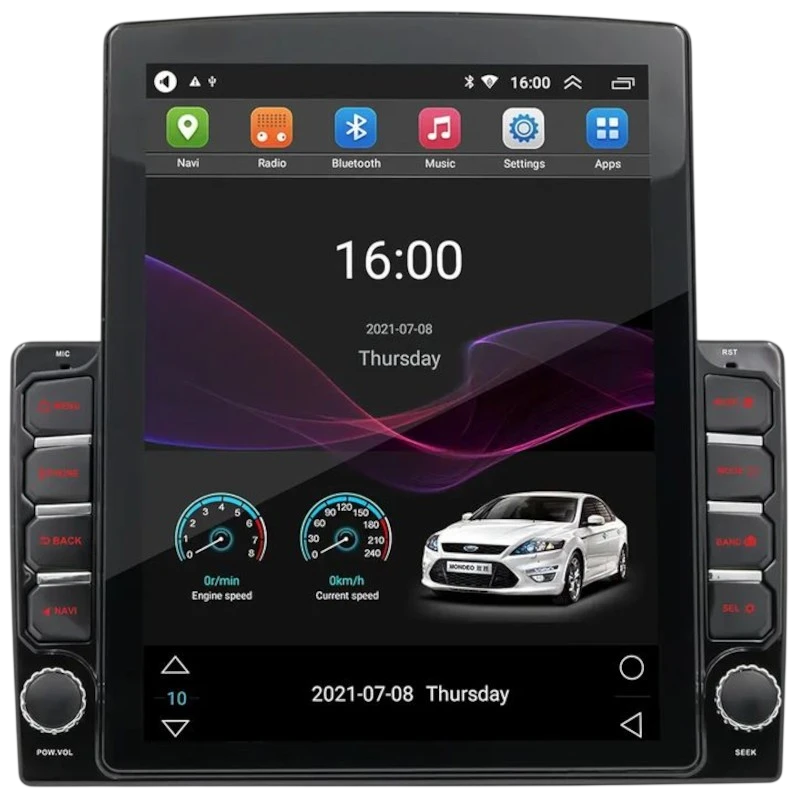 Autoradio 1 DIN SWM 9790-J 2GB/64GB GPS Carplay Negro