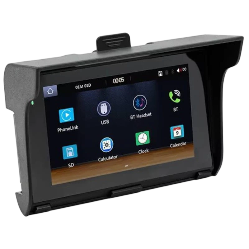 Pantalla táctil universal SWM B5350 5 pulgadas Carplay/Android Auto Inalámbrico Negro
