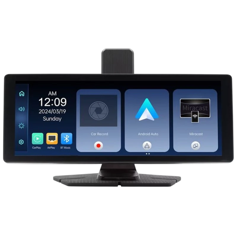 Pantalla táctil universal SWM V5311 10.26 pulgadas Carplay/Android Auto inalámbrico Dash Cam integrada Negro
