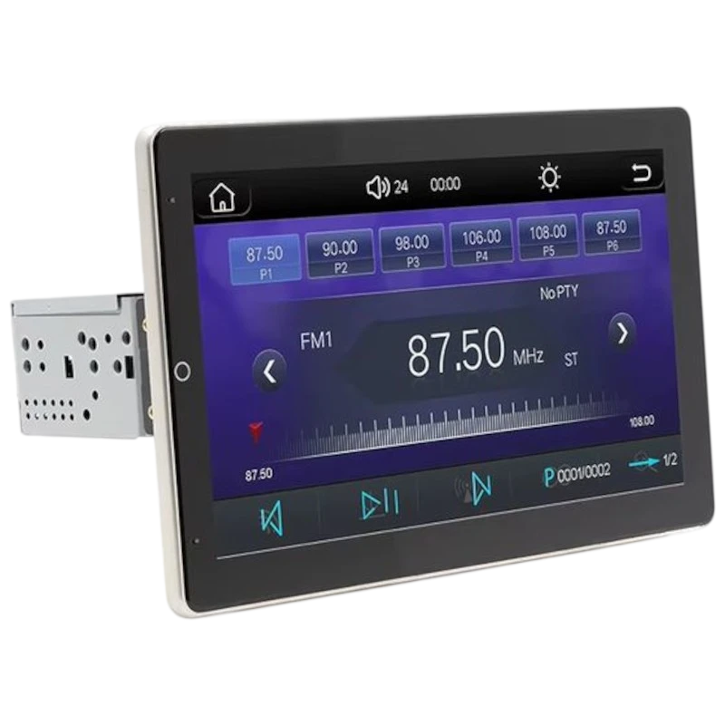Autoradio 1 DIN SWM YT-9930L 10.1 pulgadas Bluetooth/Carplay Inalámbrico USB Negro