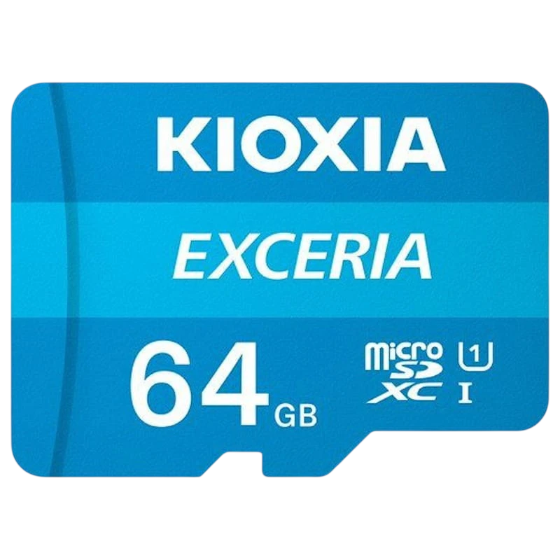 Kioxia Exceria MicroSDXC 64GB Clase 10 UHS-I + Adaptador