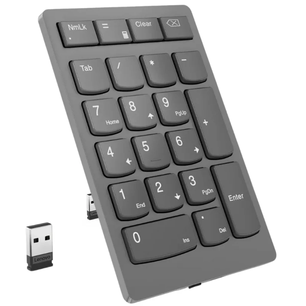 Lenovo Go 4Y41C33791 Teclado numérico universal inalámbrico RF batería recargable